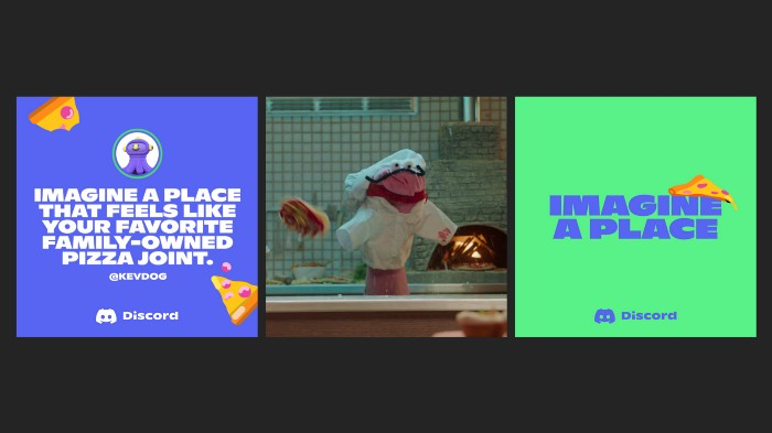 A quote from Kevdog that reads: "Imagine a place that feels like your favorite family-owned pizza joint."